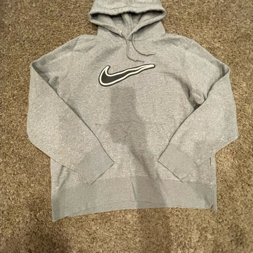 Nike Men's Heather Gray Hoodie